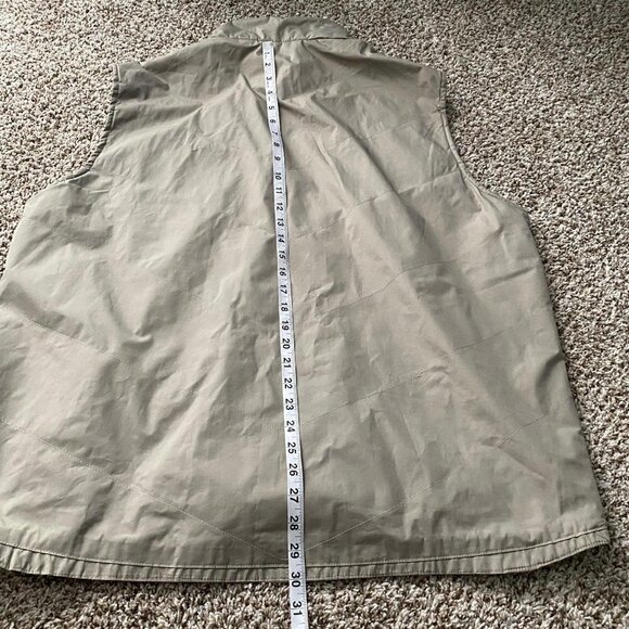 Beverly Hills Polo Club Tan Full Zip Vest Size XL - Picture 10 of 10